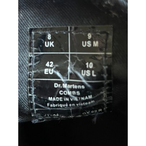 Dr. Martens Black Lace up Combs Boots Shoes  Mens Size 9 main image 6